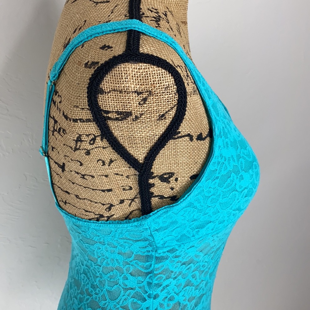 Victoria’s Secret “The Lacie” Aqua Nightie - Picture 7 of 12